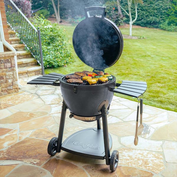 Reviews for Char Griller AKORN 20 in. Kamado Charcoal Grill in Graphite Pg 1 The Home Depot