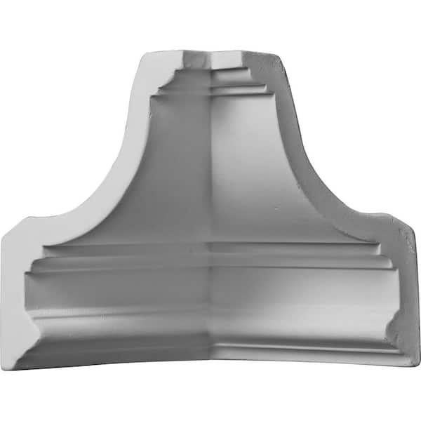 Ekena Millwork 4-1/2 in. x 4-1/2 in. x 6 in. Urethane Inside Corner Moulding (matches moulding MLD03X04X05TR)