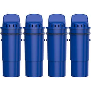 Replacement for Pur Water Filter, Compatible with Pur Pitchers and Dispensers PPT700W, CR-1100C and PPF951K, Pack of 4