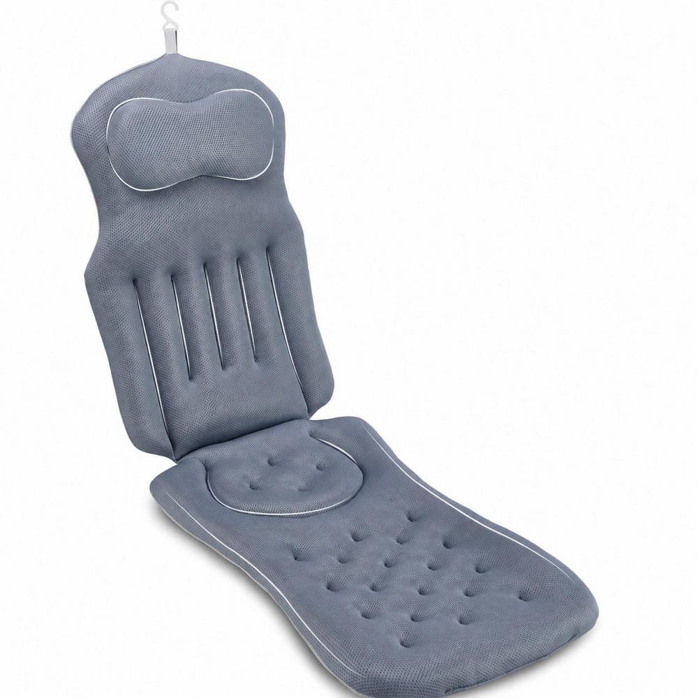Full Body Bath Pillow 51 x 15 Inch with 192 Suction Cups 5D Breathable Mesh for Head Neck and Back Unit price history on PriceWatchPro