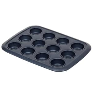 Indigo Non-Stick 12-Cup Carbon Steel Muffin Pan