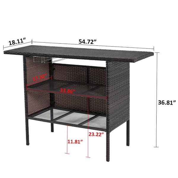 serving bar table