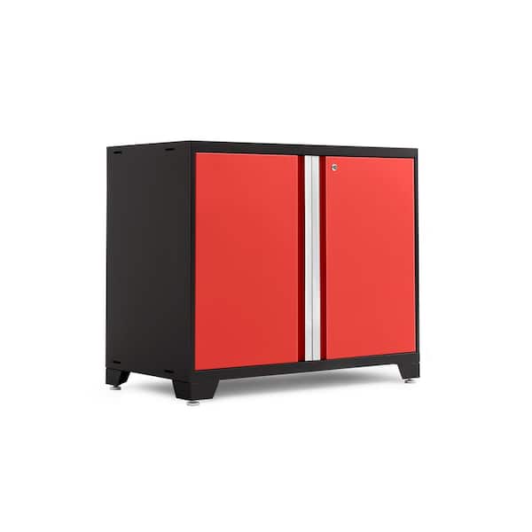 NewAge Products Pro Series Steel Freestanding Garage Cabinet in Deep Red (42 in. W x 38 in. H x 22 in. D)