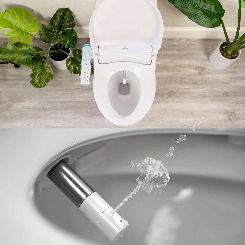 BidetMate 1000 Series White Elongated Heated Smart Toilet Seat