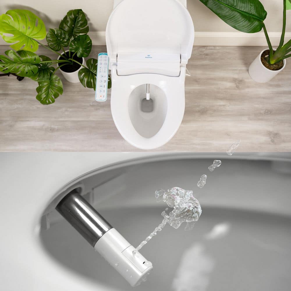 BidetMate 1000 Series White Elongated Heated Smart Toilet Seat