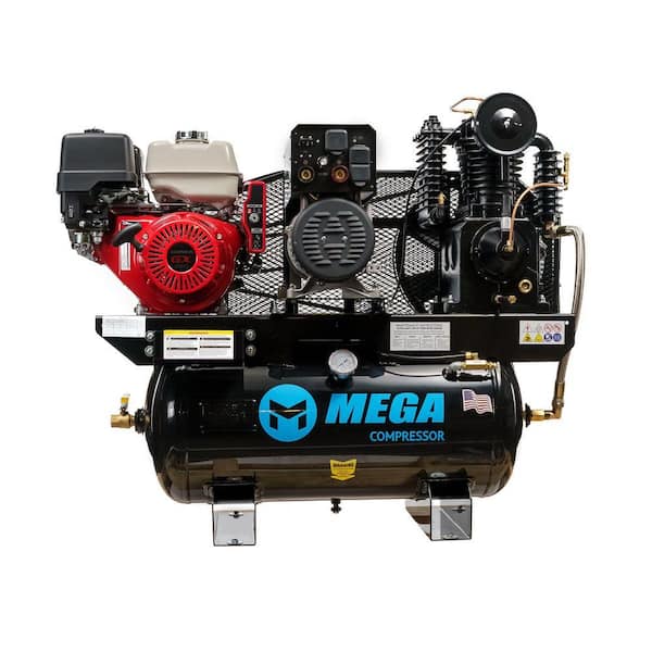 30 Gal. 175 PSI Portable Honda Electric Start 3-In-1 Air Compressor, Generator, Welder Combo