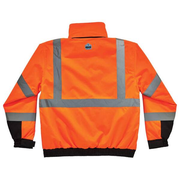orange fleece jacket men's