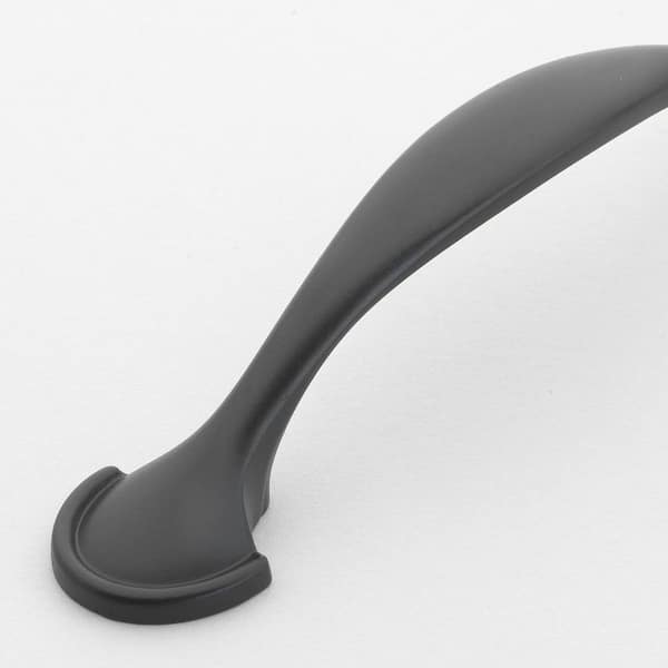 GlideRite 3 in. Center-to-Center Matte Black Arch Shovel Edge Cabinet Pulls  (10-Pack) 83167-MB-10 - The Home Depot