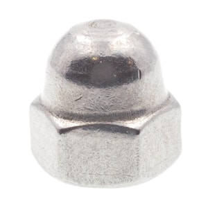 M3-0.50 Grade A2-70 Metric Stainless Steel Acorn Cap Nuts (10-Pack)