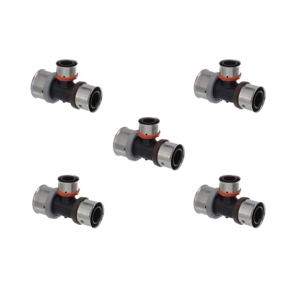 PureFlow 1-1/2 in. x 1-1/4 in. x 1 in. Press Polymer Tee (5-pack) price history on PriceWatchPro