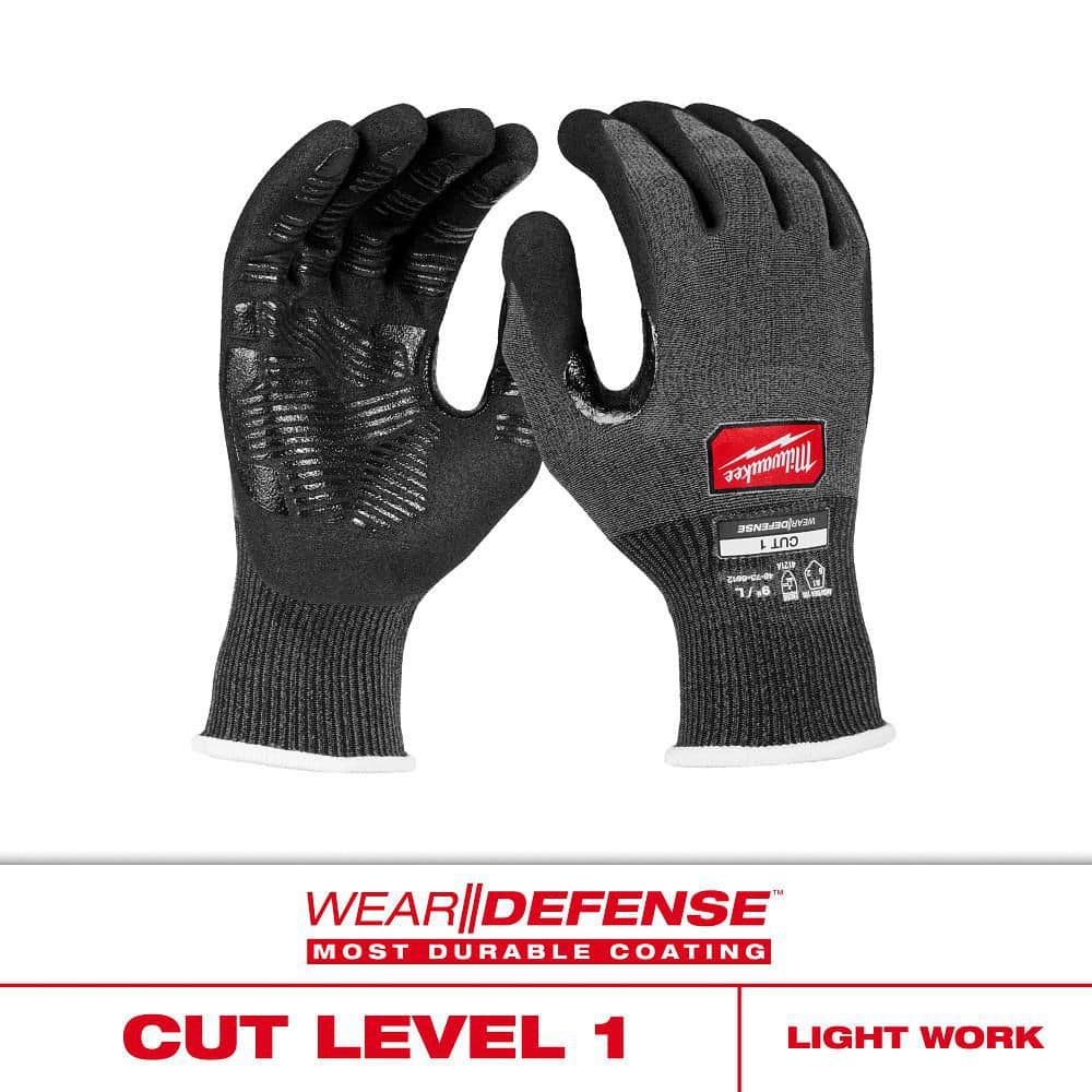 Cut Level 1 Nitrile Dipped Gloves w/ WEAR-DEFENSE Protection price history on PriceWatchPro