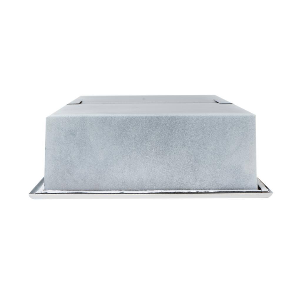 Matte White Stainless Steel Double Shelf Shower Niche