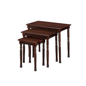 Cherry 3-Piece Nesting End Table