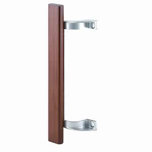 Patio Door Pull, Hardwood Handle with Aluminum