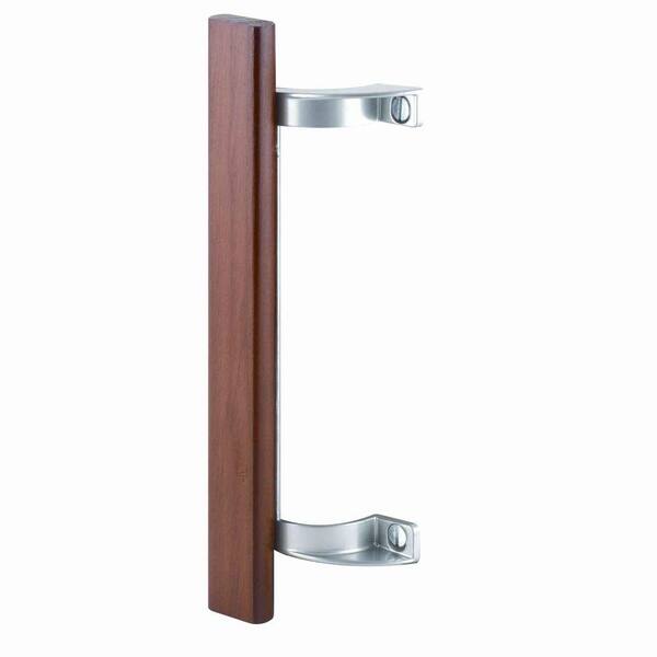 Sliding Patio Door Wood Pull With Chrome Plated Brackets