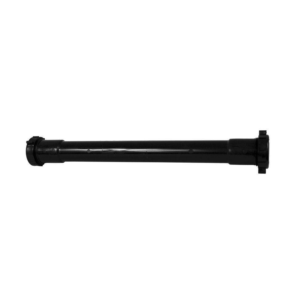 EZ-FLO 16-Inch Double End Extension Tube - 1.5" Chrome Brass Drain Extension With Slip-Joint Connection