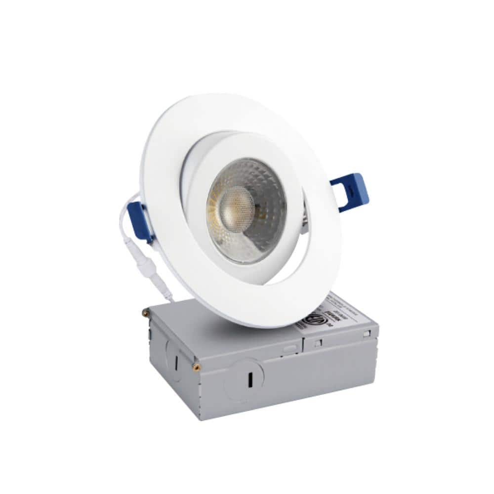65mm recessed furniture lights LED dimmable 2700K warm white IP44 hol