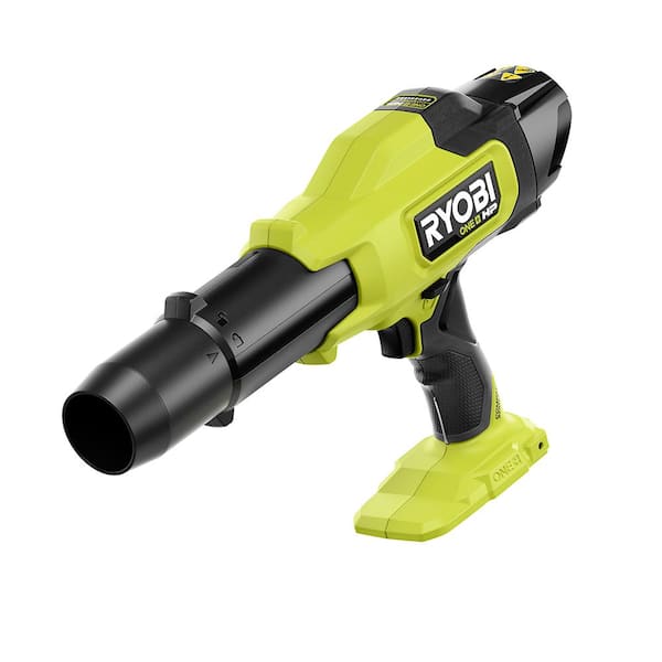 RYOBI ONE+ HP 18V Brushless Cordless 220 CFM 140 MPH Compact Blower with 4.0 Ah Battery & Charger