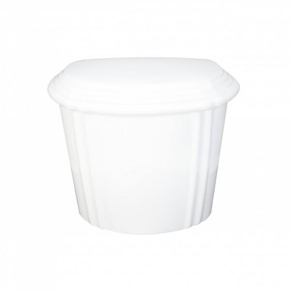 RENOVATORS SUPPLY MANUFACTURING 1.6 GPF Single Flush Ceramic Toilet Tank with Gravity Fed Flushing Technology in White