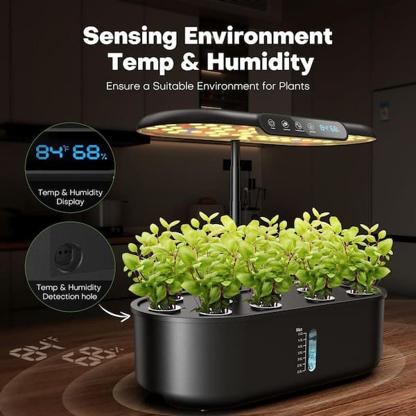 GrowLink GL Fresh Liquid 2本セット MOEPISY Hydroponics Growing System kit: 12-Pods Plant Germination