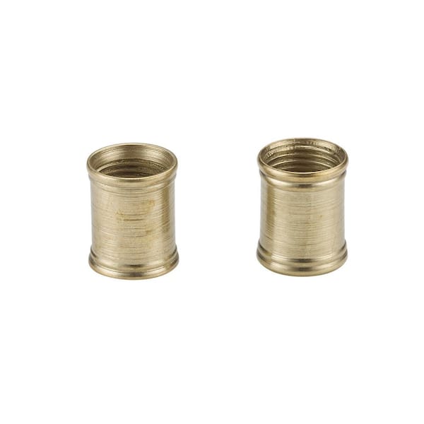 1/8-IP Polished Brass Couplings Kit (2-Pack)