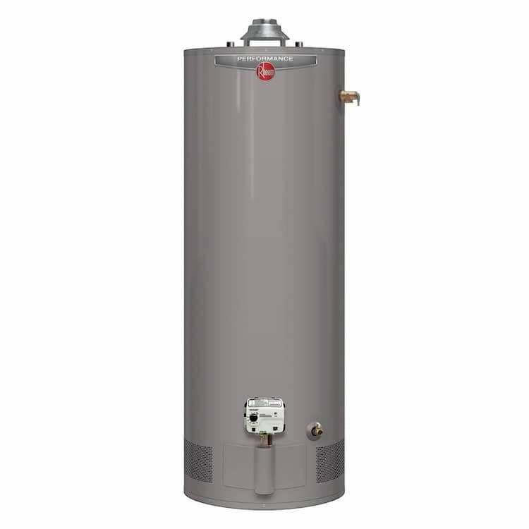 Rheem Performance 40 Gal. Short 34,000 BTU Natural Gas Water Heater with 6-Year Warranty