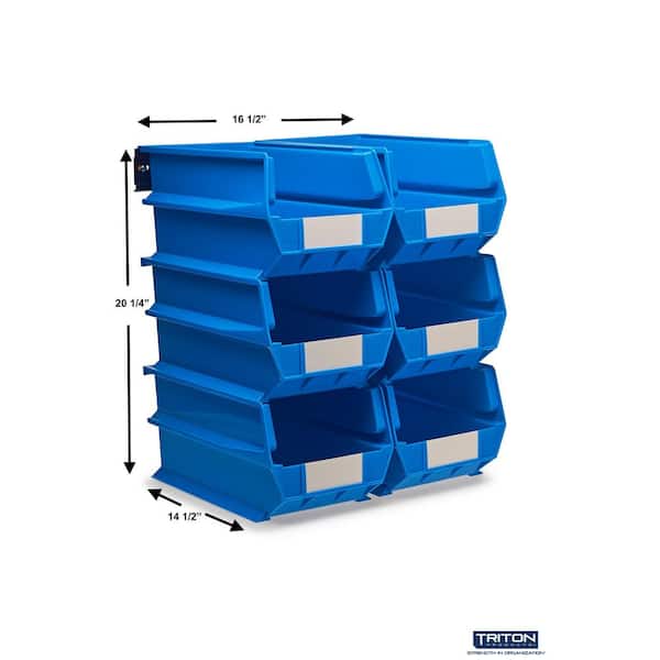 Triton Products 20.25 in. H x 16.5 in. W x 14.75 in. D Blue