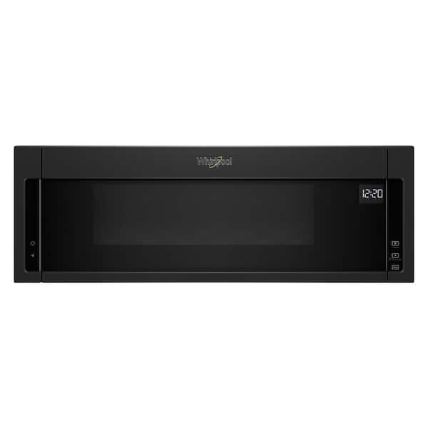 Whirlpool 1.1 cu. ft. Over the Range Low Profile Microwave Hood Combination in Black