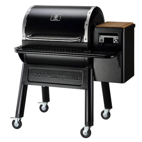 709 sq. in. Wi-Fi Smart Wood Pellet Grill and Smoker in Black with PID V2. 1