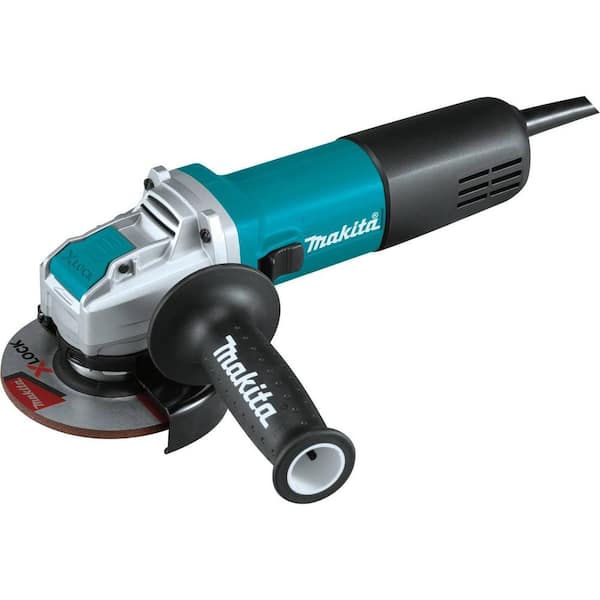 Makita 7.5 Corded 4-1/2 in. X-LOCK Angle Grinder with AC/DC Switch GA4570 - The Home Depot