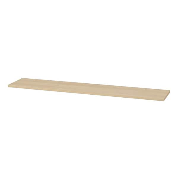 Everbilt 10 in. D x 48 in. W - Monterey Oak Laminated Decorative Wall Shelf