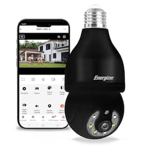 1080P E26 120-Volt Socket Light Bulb WiFi Security Wireless Camera: 2-Way Audio, Auto Tracking Spotlights Indoor/Outdoor