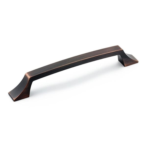 Richelieu Hardware Rosemère Collection 6-5/16 in. (160 mm) Classic Brushed Oil-Rubbed Bronze Rectangular Cabinet Bar Pull