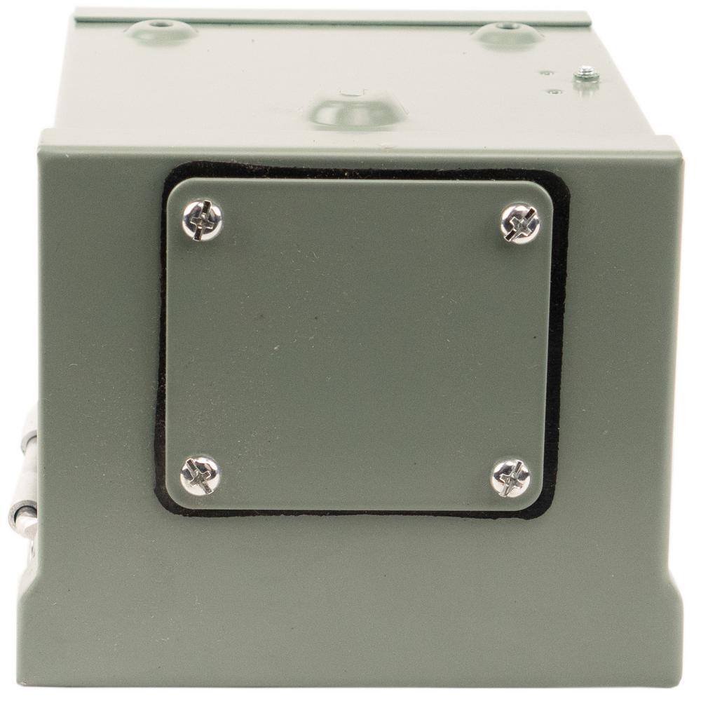 Deluxe Outdoor 50 Amp Steel Power Outlet Panel with Rainproof Enclosure