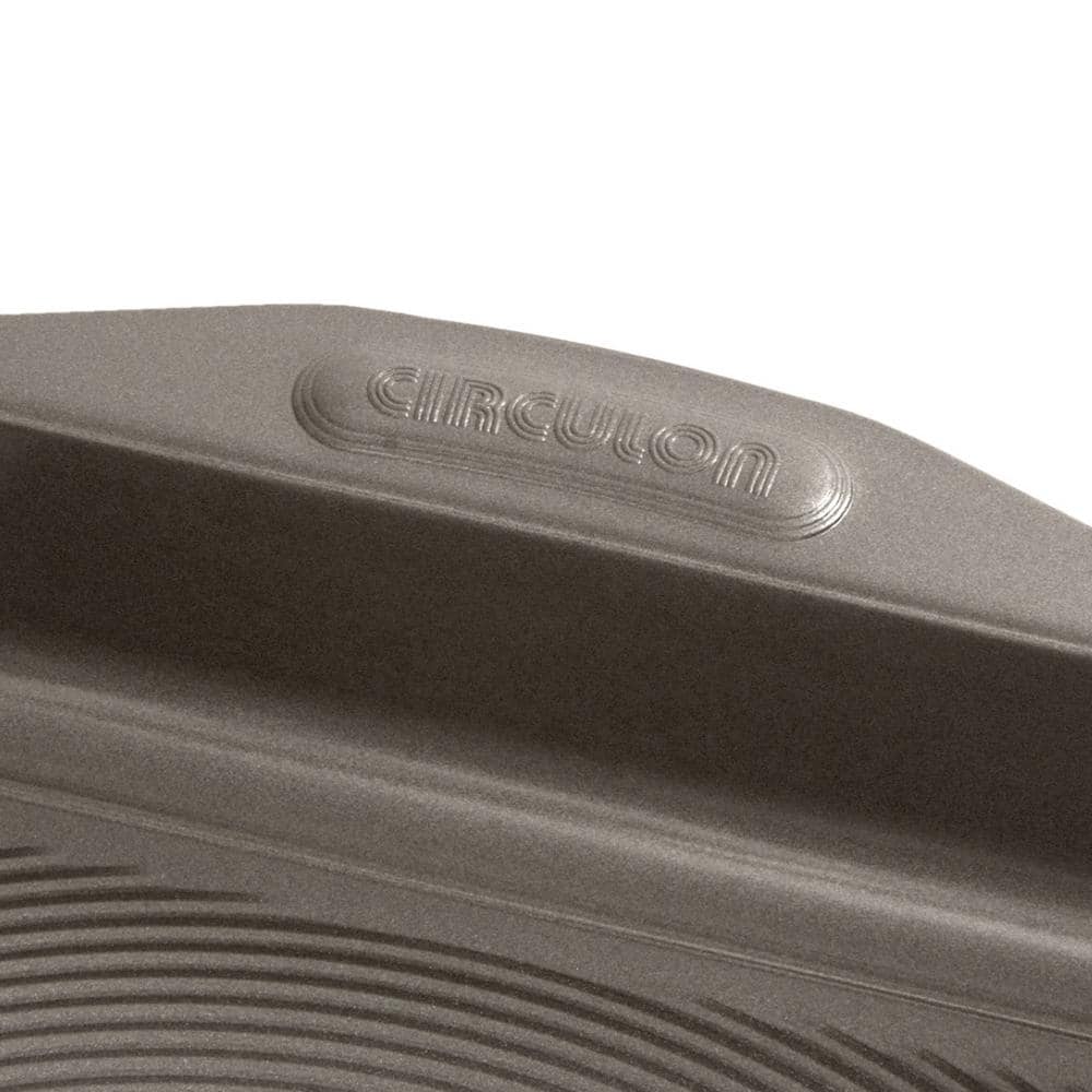Gray Carbon Steel Nonstick Bakeware Set with Cooling Rack