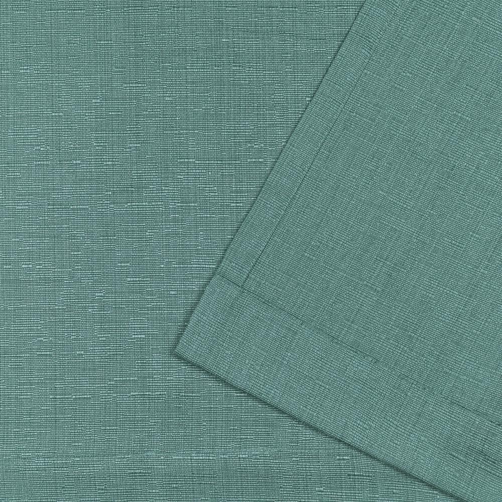 Sage Green Cotton Blend Sheer Grommet Window Panels, 52"x96"