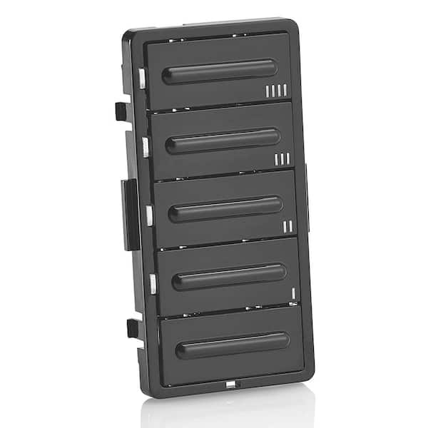 Leviton Universal Color Change Face for Decora Countdown Timers, Black LTBKT-E