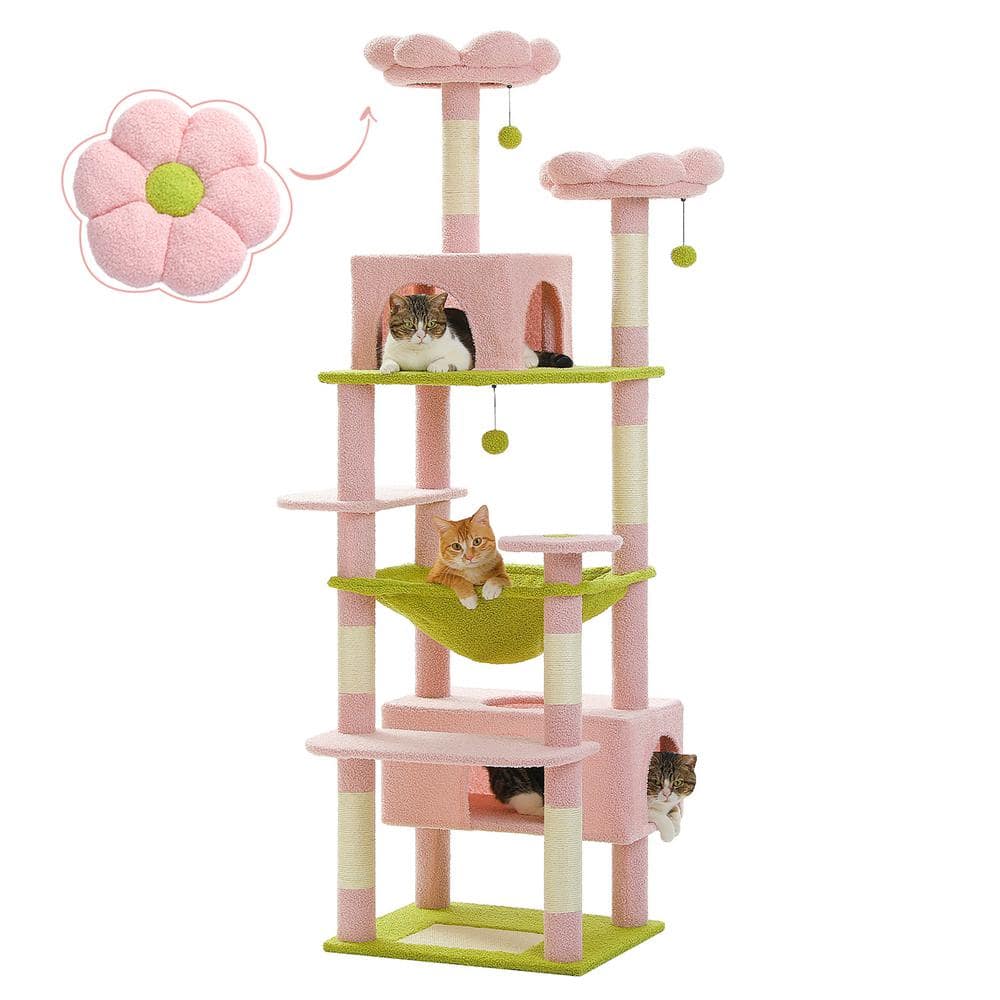 Large Cat Tree, 72 in. Cat Tower for Large Cats, Cat Condo with Sisal-Covered Scratching Posts price history on PriceWatchPro