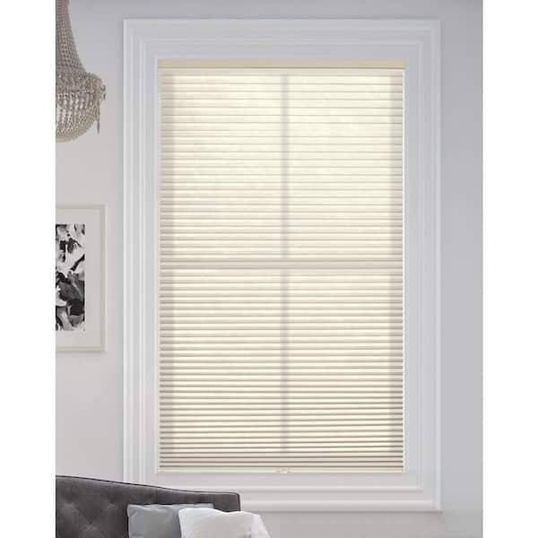 BlindsAvenue Fawn Cordless Light Filtering Fabric Cellular Shade 9/16 in. Single Cell 25 in. W x 72 in. L