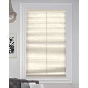 Fawn Cordless Light Filtering Fabric Cellular Shade 9/16 in. Single Cell 35 in. W x 72 in. L