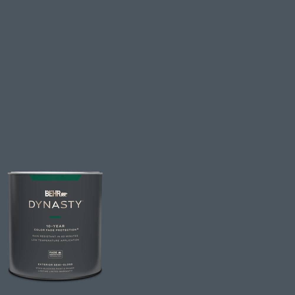 BEHR DYNASTY 1 qt. N4807 Midnight Blue SemiGloss Exterior Stain