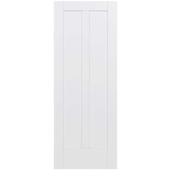 JELD-WEN 32 in. x 80 in. MODA Primed PMP1024 Solid Core Wood Interior Door Slab