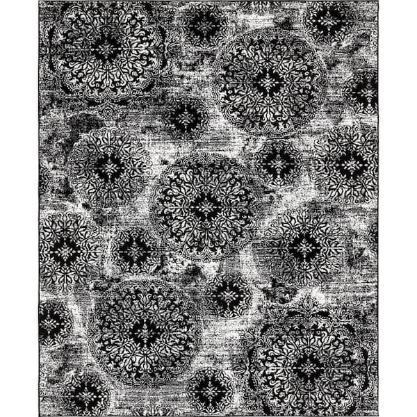Unique Loom Sofia Grand Black 8' 0 x 10' 0 Area Rug