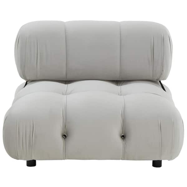 SAFAVIEH Ellamaria Light Grey Accent Chair