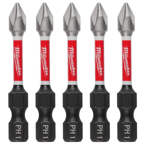 Milwaukee SHOCKWAVE Impact Duty 2 in. Phillips #1 Alloy Steel