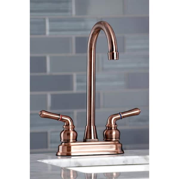 Magellan 2-Handle Bar Faucet in Antique Copper