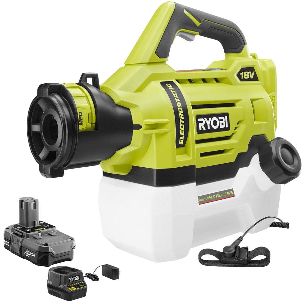 Ryobi One 18 Volt Lithium Ion Cordless Chemical Sprayer Battery&charger P2810 for sale online 
