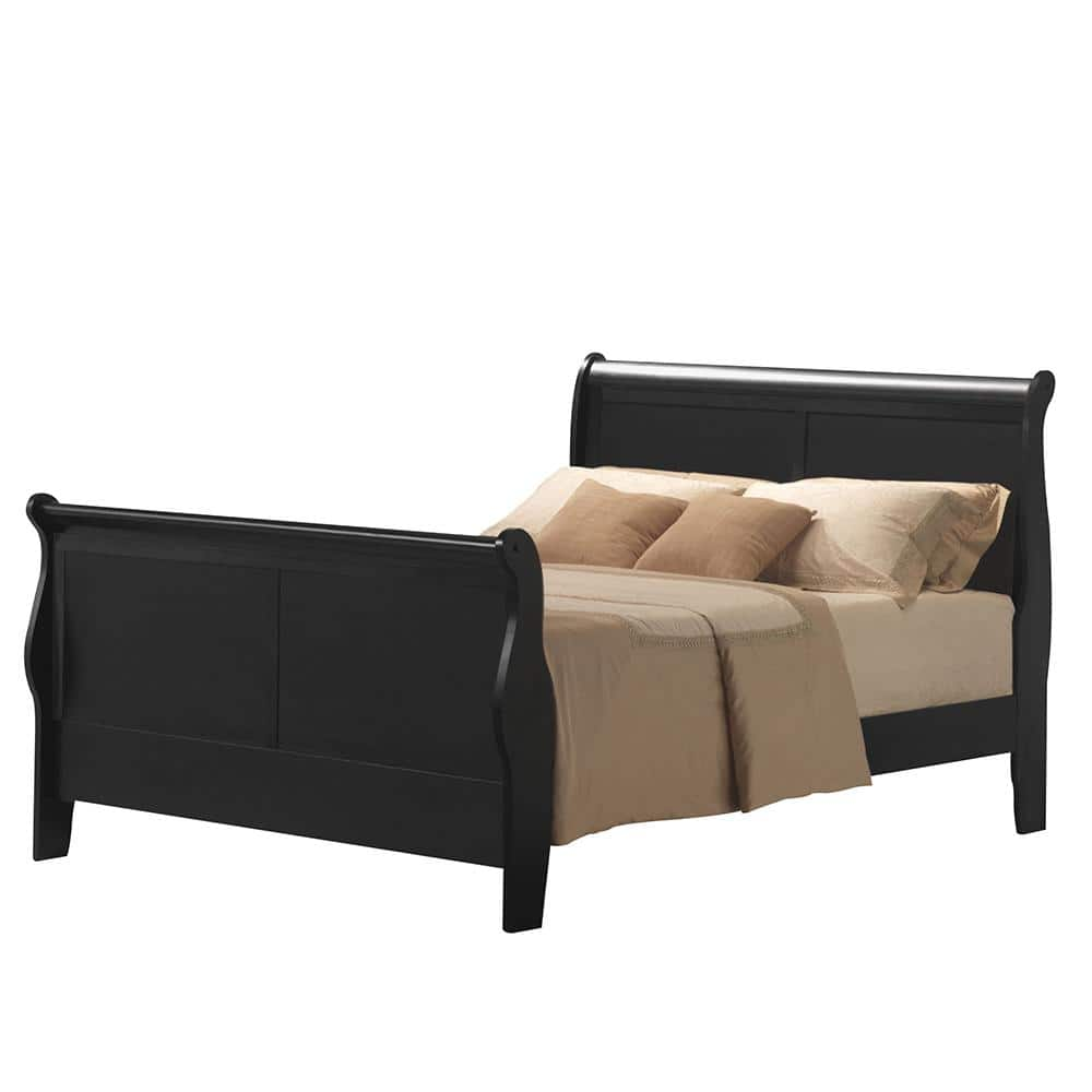 Acme Furniture Louis Philippe Dark Gray Eastern King Bed 26787EK - The Home  Depot