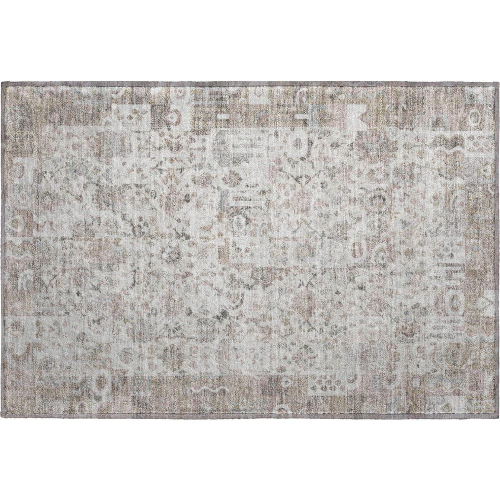 Mayfield Premium Machine Washable Abstract AMF2099 Taupe 2 ft. x 3 ft. Accent Rug price history on PriceWatchPro