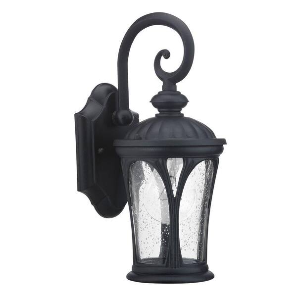 Chloe Lighting Transitional Wall-Mount 1-Light Outdoor Black Sconce-DISCONTINUED